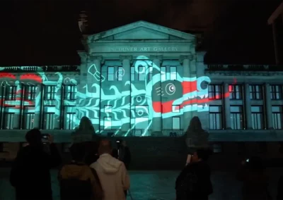 FacadeFest 2019 Projection Mapping: Ocean Ghosts
