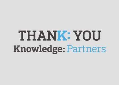 Thank You: Knowledge Partners